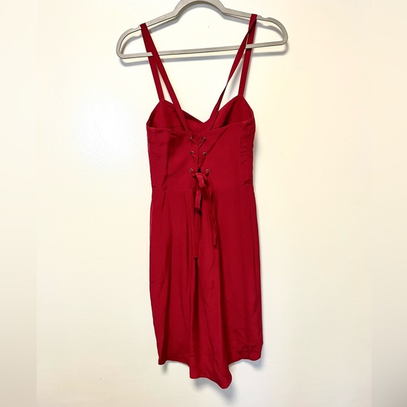 Amanda Uprichard Silk Red Dress - Picture 4 of 9